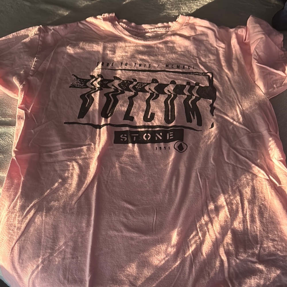 Pink Volcom Graphic T-Shirt